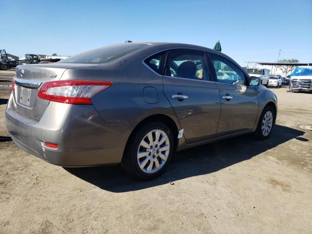 3N1AB7AP1FY366506 - 2015 NISSAN SENTRA S GRAY photo 3