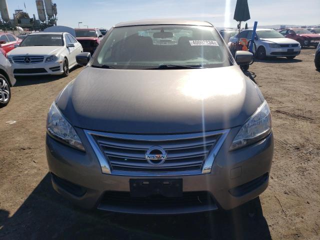 3N1AB7AP1FY366506 - 2015 NISSAN SENTRA S GRAY photo 5