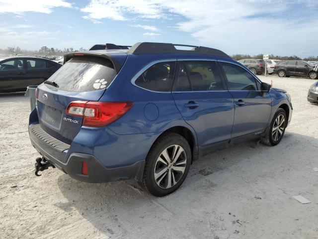 4S4BSAJC3K3390445 - 2019 SUBARU OUTBACK 2.5I LIMITED BLUE photo 3