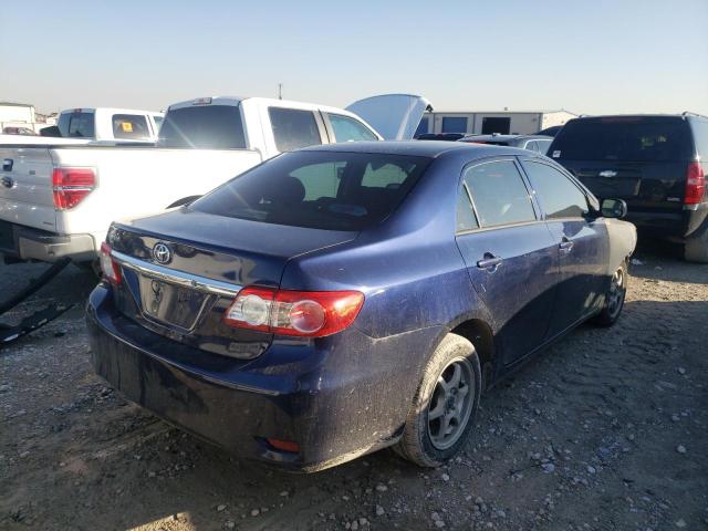 5YFBU4EE6DP127999 - 2013 TOYOTA COROLLA BASE BLUE photo 3