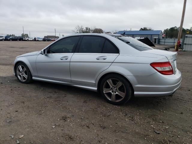 WDDGF5EB6BR175202 - 2011 MERCEDES-BENZ C 300 SILVER photo 2