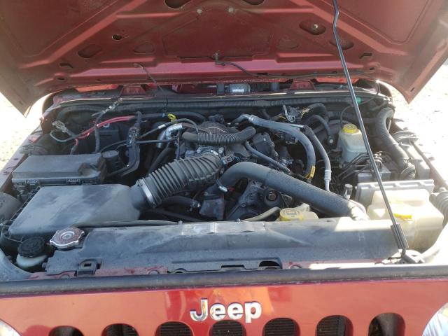 1J4GA2D15BL548601 - 2011 JEEP WRANGLER S MAROON photo 11