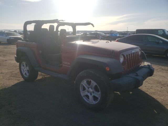 1J4GA2D15BL548601 - 2011 JEEP WRANGLER S MAROON photo 4