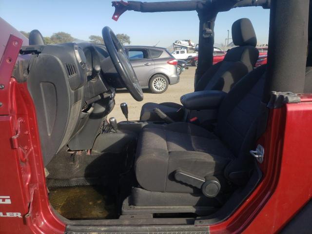 1J4GA2D15BL548601 - 2011 JEEP WRANGLER S MAROON photo 7