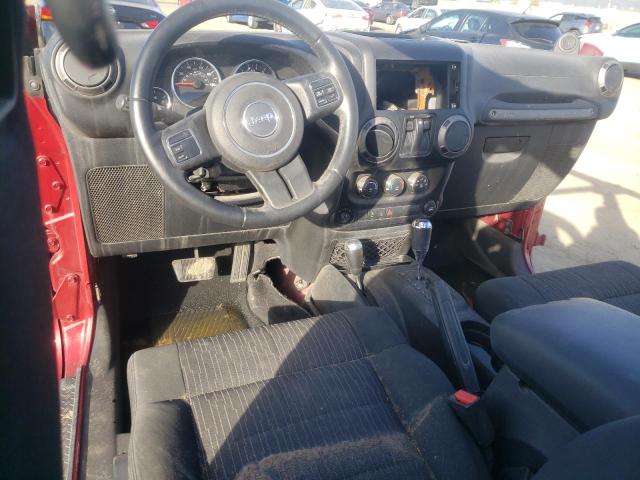 1J4GA2D15BL548601 - 2011 JEEP WRANGLER S MAROON photo 8