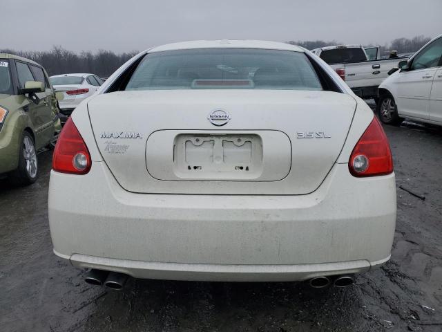 1N4BA41E28C806882 - 2008 NISSAN MAXIMA SE WHITE photo 6