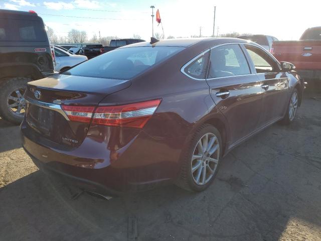 4T1BK1EB3EU130014 - 2014 TOYOTA AVALON BAS 红色 照片 3