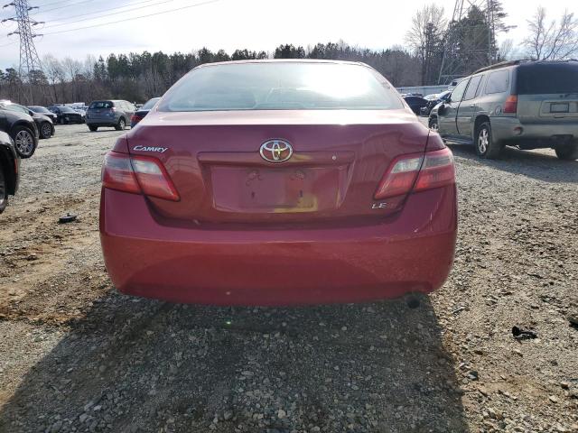 4T4BE46K19R096934 - 2009 TOYOTA CAMRY BASE RED photo 6