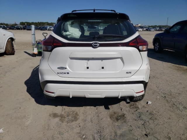 3N1CP5DV7NL475542 - 2022 NISSAN KICKS SR WHITE photo 6