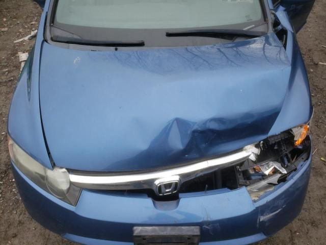 1HGFA16586L150348 - 2006 HONDA CIVIC LX BLUE photo 11