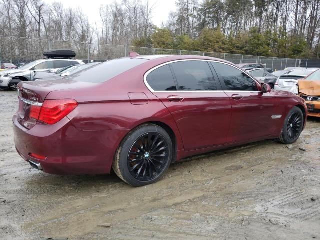 WBAKA4C59CC613366 - 2012 BMW 740 I MAROON photo 3