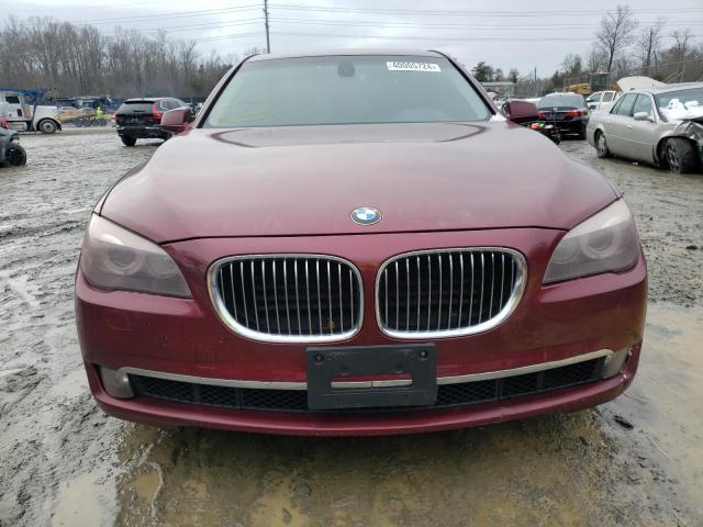 WBAKA4C59CC613366 - 2012 BMW 740 I MAROON photo 5