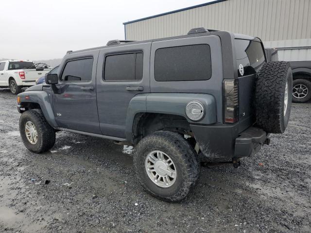 5GTEN13E788166073 - 2008 HUMMER H3 GRAY photo 2