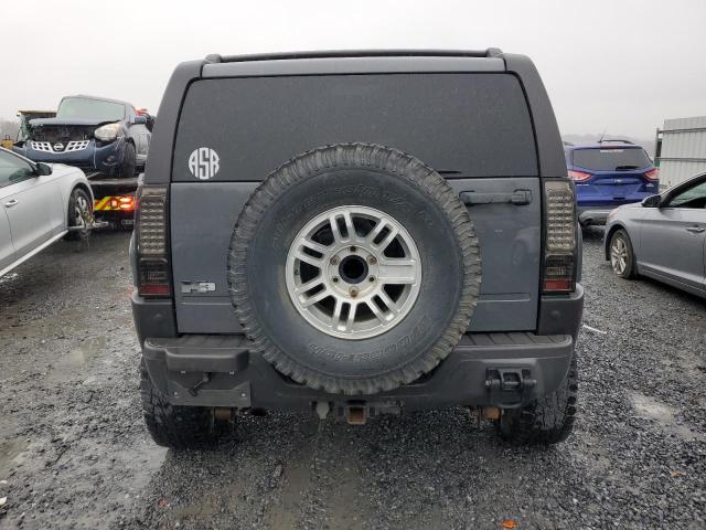 5GTEN13E788166073 - 2008 HUMMER H3 GRAY photo 6