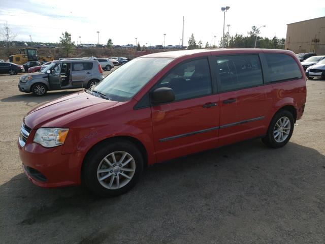 2C4RDGBG7DR732443 - 2013 DODGE GRAND CARA SE RED photo 1