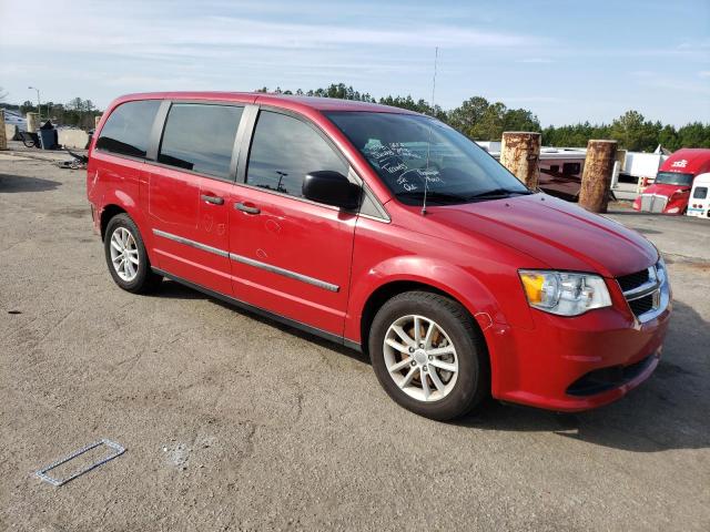 2C4RDGBG7DR732443 - 2013 DODGE GRAND CARA SE RED photo 4