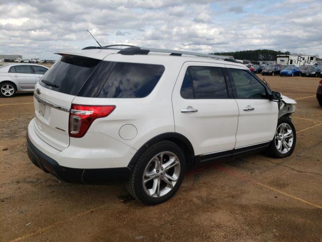 1FM5K7F80FGB31026 - 2015 FORD EXPLORER LIMITED WHITE photo 3