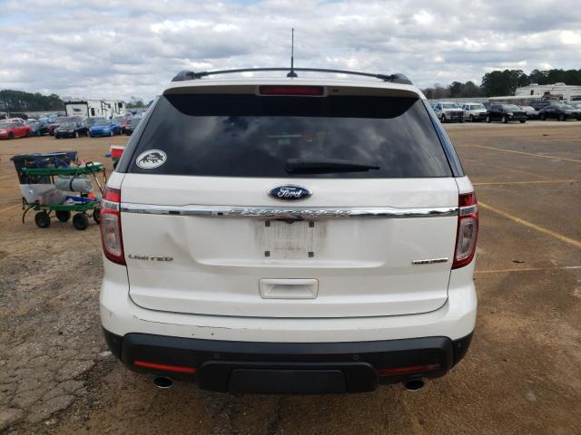 1FM5K7F80FGB31026 - 2015 FORD EXPLORER LIMITED WHITE photo 6