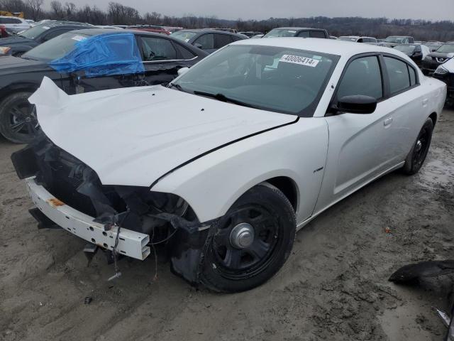 2C3CDXAT2DH570462 - 2013 DODGE CHARGER POLICE WHITE photo 1