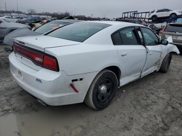 2C3CDXAT2DH570462 - 2013 DODGE CHARGER POLICE WHITE photo 3