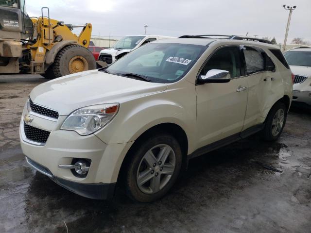 1GNALDEK4EZ107897 - 2014 CHEVROLET EQUINOX LTZ WHITE photo 1