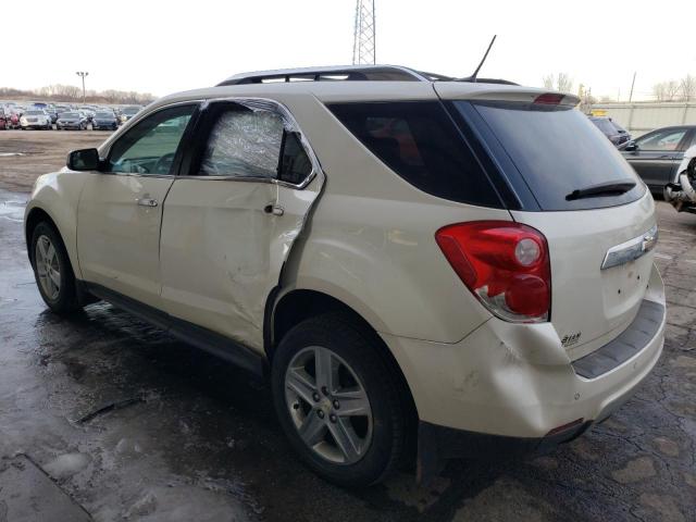 1GNALDEK4EZ107897 - 2014 CHEVROLET EQUINOX LTZ WHITE photo 2