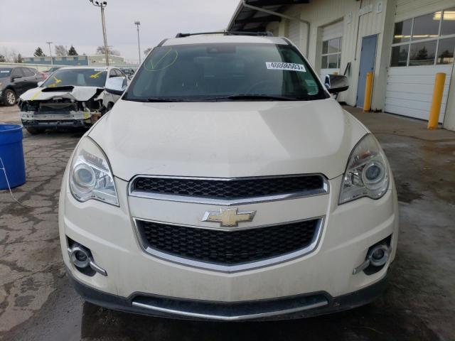 1GNALDEK4EZ107897 - 2014 CHEVROLET EQUINOX LTZ WHITE photo 5