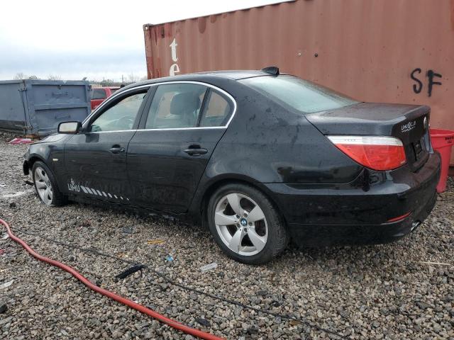 WBANU53538CT09631 - 2008 BMW 528 I BLACK photo 2