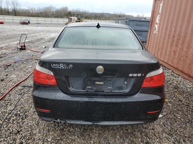 WBANU53538CT09631 - 2008 BMW 528 I BLACK photo 6