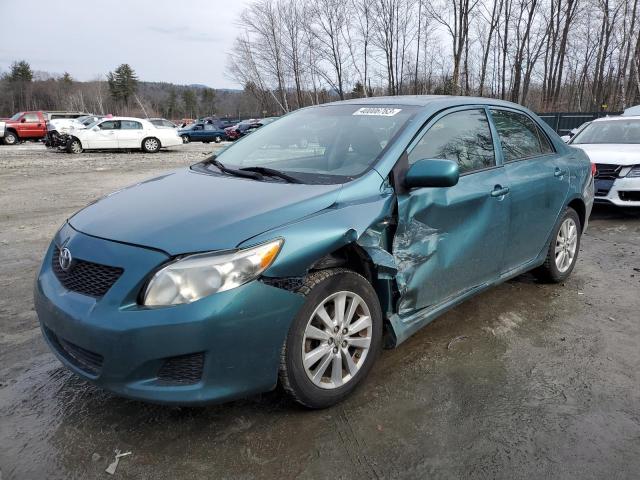2T1BU4EE9AC361551 - 2010 TOYOTA COROLLA BASE GREEN photo 1