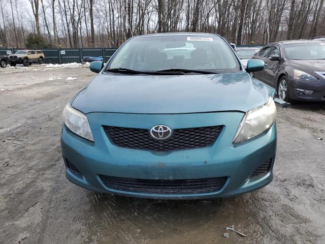 2T1BU4EE9AC361551 - 2010 TOYOTA COROLLA BASE GREEN photo 5