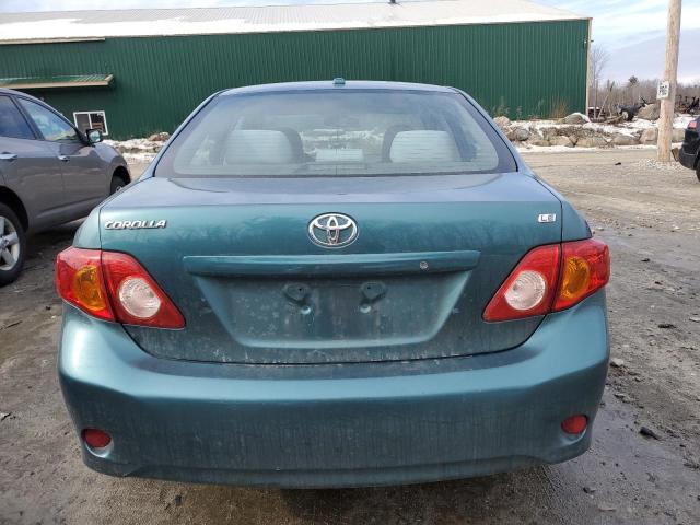 2T1BU4EE9AC361551 - 2010 TOYOTA COROLLA BASE GREEN photo 6