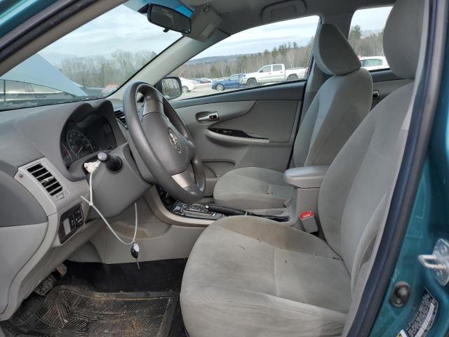 2T1BU4EE9AC361551 - 2010 TOYOTA COROLLA BASE GREEN photo 7