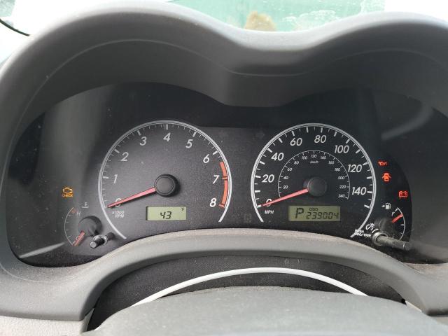 2T1BU4EE9AC361551 - 2010 TOYOTA COROLLA BASE GREEN photo 9