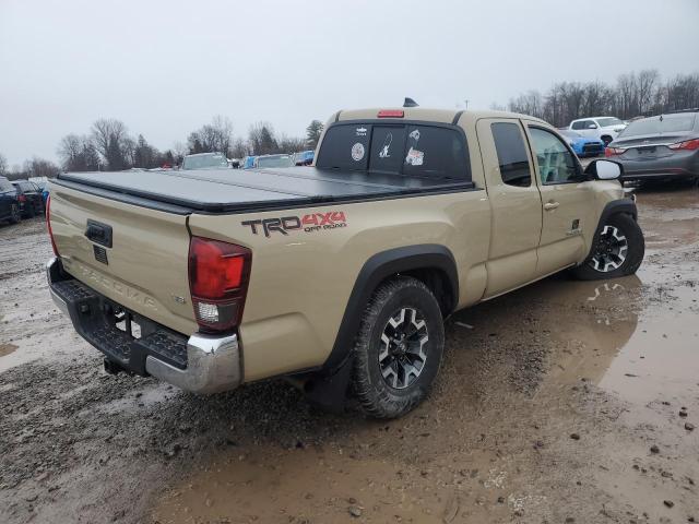 5TFSZ5AN5JX158736 - 2018 TOYOTA TACOMA ACCESS CAB BEIGE photo 3