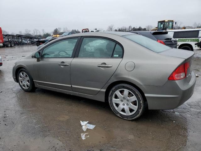 1HGFA16546L091511 - 2006 HONDA CIVIC LX GRAY photo 2