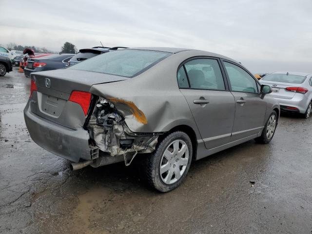 1HGFA16546L091511 - 2006 HONDA CIVIC LX GRAY photo 3