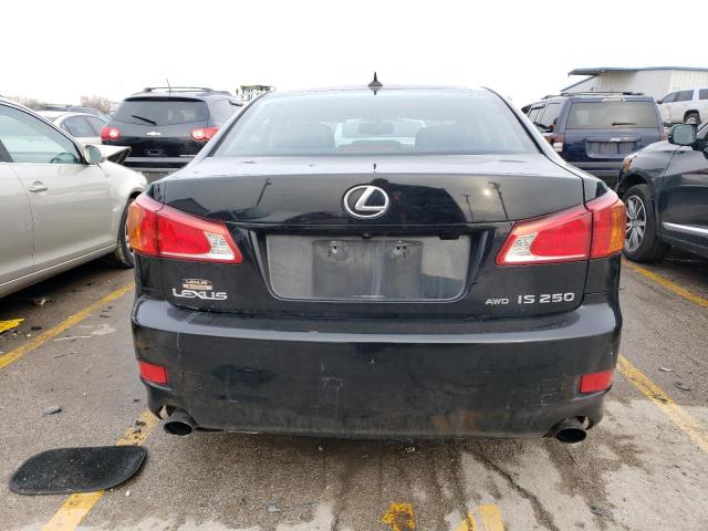 JTHCK262092029591 - 2009 LEXUS IS 250 BLACK photo 6