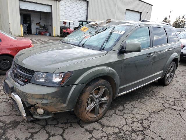 3C4PDCGG1HT673451 - 2017 DODGE JOURNEY CROSSROAD GREEN photo 1