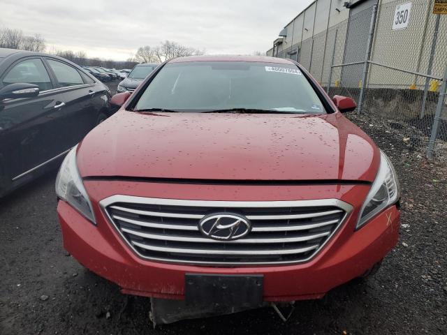 5NPE24AF6HH568472 - 2017 HYUNDAI SONATA SE RED photo 5