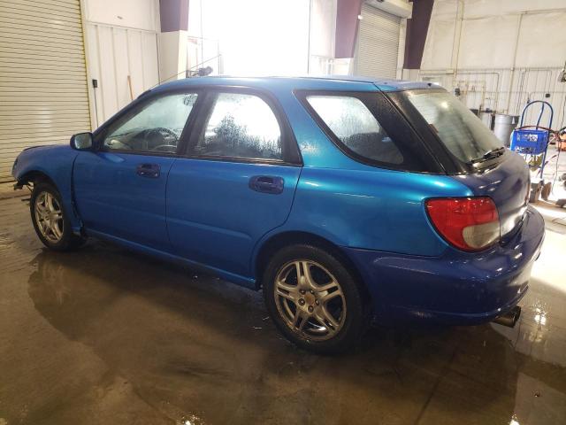 JF1GG29662H803743 - 2002 SUBARU IMPREZA WRX BLUE photo 2