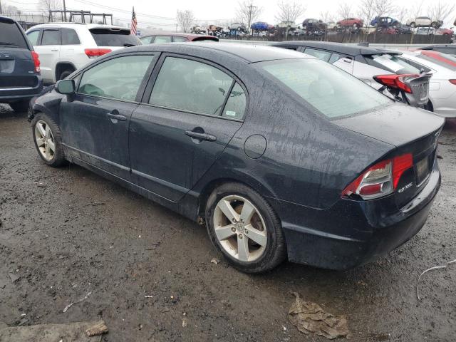 1HGFA16807L000763 - 2007 HONDA CIVIC EX BLACK photo 2