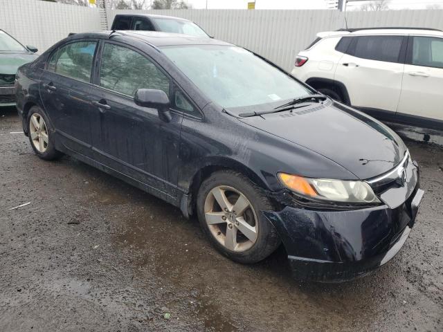 1HGFA16807L000763 - 2007 HONDA CIVIC EX BLACK photo 4