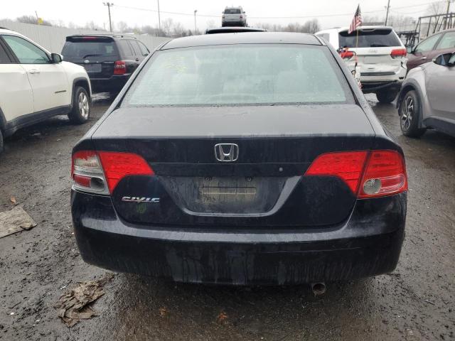 1HGFA16807L000763 - 2007 HONDA CIVIC EX BLACK photo 6