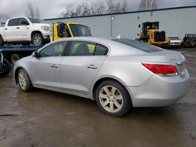 1G4GC5EG2AF127495 - 2010 BUICK LACROSSE CXL SILVER photo 2