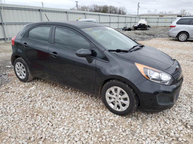 KNADM5A31E6354784 - 2014 KIA RIO LX BLACK photo 4