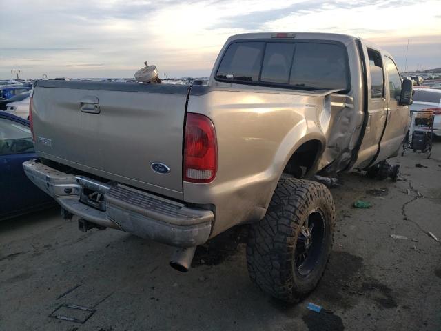 1FTSW31F92EC76470 - 2002 FORD F350 SRW SUPER DUTY BEIGE photo 3