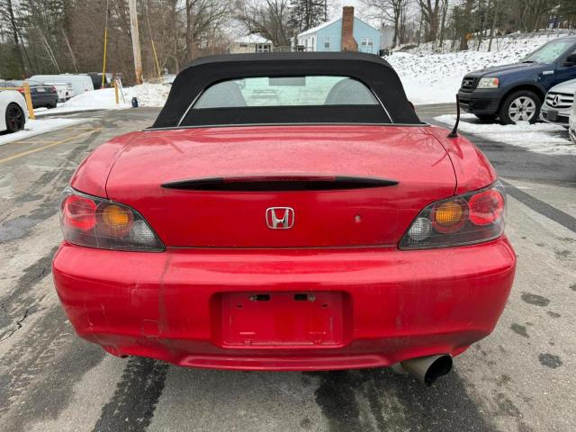 JHMAP21456S004294 - 2006 HONDA S2000 RED photo 6