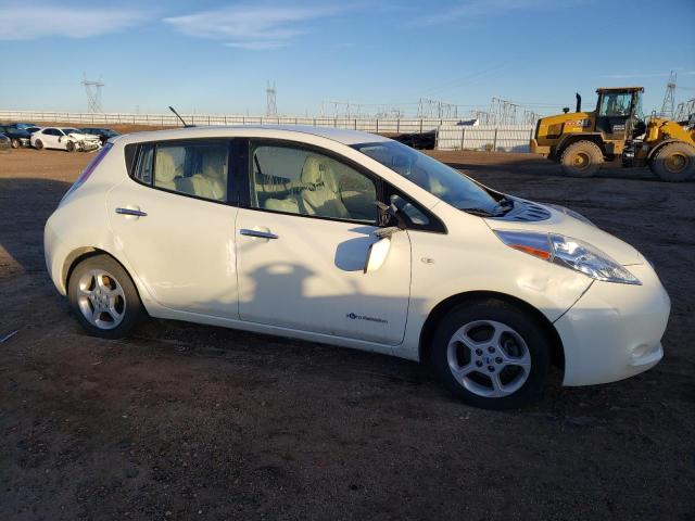 JN1AZ0CP8CT018755 - 2012 NISSAN LEAF SV WHITE photo 4