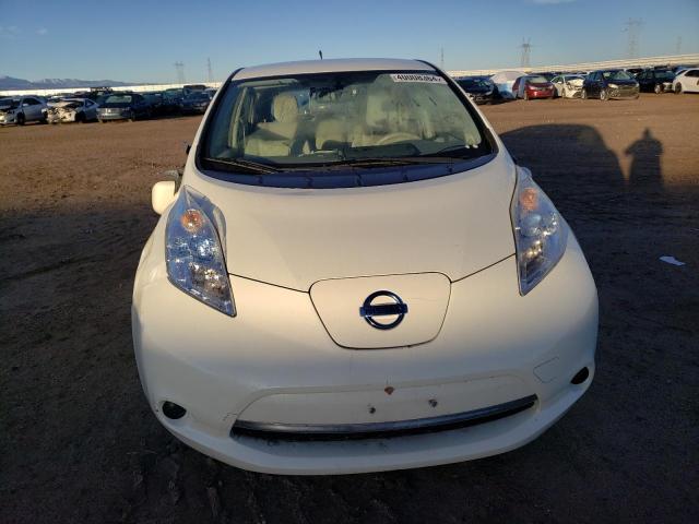 JN1AZ0CP8CT018755 - 2012 NISSAN LEAF SV WHITE photo 5